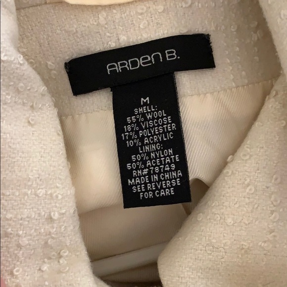 Arden B beautiful creme stylish jacket - Picture 3 of 5